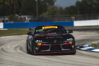 #03 Toyota Gazoo Racing GR Supra GT4 EVO2 of Karl Forman and Ryan Eversley, Precision Racing LA, GT4 America, Pro-Am, SRO America, Sebring International Raceway, Sebring, FL, May 7 - 10, 2026
 | Fred Hardy | www.echoandorigin.studio &copy;2026