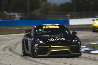 #73 Porsche 718 Cayman GT4 RS Clubsport of Jack Parriott and Erika Hoffmann, Kellymoss, GT4 America, Silver, SRO America, Sebring International Raceway, Sebring, FL, May 7 - 10, 2026
 | Fred Hardy | www.echoandorigin.studio &copy;2026