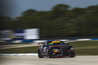 #03 Toyota Gazoo Racing GR Supra GT4 EVO2 of Karl Forman and Ryan Eversley, Precision Racing LA, GT4 America, Pro-Am, SRO America, Sebring International Raceway, Sebring, FL, May 7 - 10, 2026
 | Fred Hardy | www.echoandorigin.studio &copy;2026
