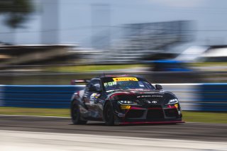 #03 Toyota Gazoo Racing GR Supra GT4 EVO2 of Karl Forman and Ryan Eversley, Precision Racing LA, GT4 America, Pro-Am, SRO America, Sebring International Raceway, Sebring, FL, May 7 - 10, 2026
 | Fred Hardy | www.echoandorigin.studio &copy;2026