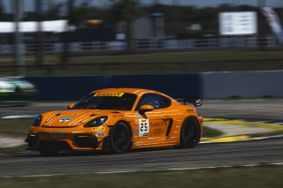 #25 Porsche 718 Cayman GT4 RS Clubsport of Damir Hot and Ryan Yardley, ACI Motorsports, GT4 America, Pro-Am, SRO America, Sebring International Raceway, Sebring, FL, May 7 - 10, 2026
 | Fred Hardy | www.echoandorigin.studio &copy;2026
