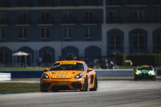 #25 Porsche 718 Cayman GT4 RS Clubsport of Damir Hot and Ryan Yardley, ACI Motorsports, GT4 America, Pro-Am, SRO America, Sebring International Raceway, Sebring, FL, May 7 - 10, 2026
 | Fred Hardy | www.echoandorigin.studio &copy;2026