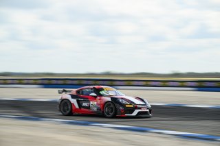 #028 Porsche 718 Cayman GT4 RS Clubsport of Luca Mars and Spencer Pumpelly, RS1, GT4 America, Silver, SRO America, Sebring International Raceway, Sebring, FL, May 7 - 10, 2026
 | Fred Hardy | www.echoandorigin.studio &copy;2026