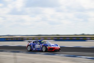 #52 Porsche 718 Cayman GT4 RS Clubsport of Tom Kopczynski and Eric Filgueiras, Kellymoss, GT4 America, Pro-Am, SRO America, Sebring International Raceway, Sebring, FL, May 7 - 10, 2026
 | Fred Hardy | www.echoandorigin.studio &copy;2026