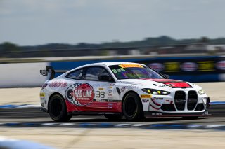 #38 BMW M4 GT4 (G82) EVO of Michael Petramalo and Tyler McQuarrie, BimmerWorld, GT4 America, Pro-Am, SRO America, Sebring International Raceway, Sebring, FL, May 7 - 10, 2026
 | Fred Hardy | www.echoandorigin.studio &copy;2026