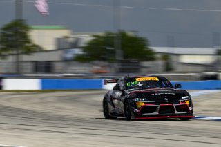 #03 Toyota Gazoo Racing GR Supra GT4 EVO2 of Karl Forman and Ryan Eversley, Precision Racing LA, GT4 America, Pro-Am, SRO America, Sebring International Raceway, Sebring, FL, May 7 - 10, 2026
 | Fred Hardy | www.echoandorigin.studio &copy;2026