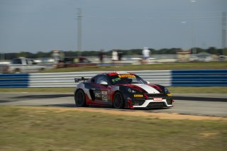 #028 Porsche 718 Cayman GT4 RS Clubsport of Luca Mars and Spencer Pumpelly, RS1, GT4 America, Silver, SRO America, Sebring International Raceway, Sebring, FL, May 7 - 10, 2026
 | Fred Hardy | www.echoandorigin.studio &copy;2026