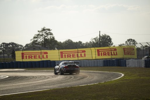 #03 Toyota Gazoo Racing GR Supra GT4 EVO2 of Karl Forman and Ryan Eversley, Precision Racing LA, GT4 America, Pro-Am, SRO America, Sebring International Raceway, Sebring, FL, May 7 - 10, 2026
 | Fred Hardy | www.echoandorigin.studio &copy;2026
