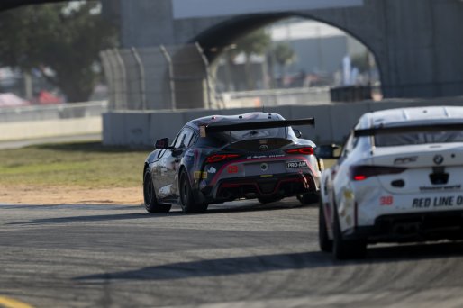 #03 Toyota Gazoo Racing GR Supra GT4 EVO2 of Karl Forman and Ryan Eversley, Precision Racing LA, GT4 America, Pro-Am, SRO America, Sebring International Raceway, Sebring, FL, May 7 - 10, 2026
 | Fred Hardy | www.echoandorigin.studio &copy;2026