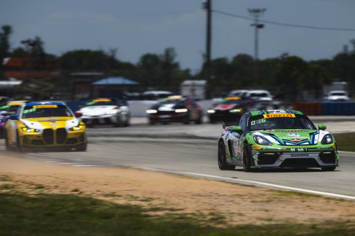 #7 Porsche 718 Cayman GT4 RS Clubsport of Yves Baltas and Jimmy Llibre, ACI Motorsports, GT4 America, Silver, SRO America, Sebring International Raceway, Sebring, FL, May 7 - 10, 2026
 | Fred Hardy | www.echoandorigin.studio &copy;2026