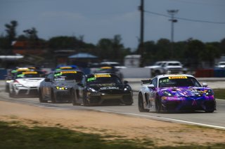 #24 Porsche 718 Cayman GT4 RS Clubsport of Ashley Freiberg and Loni Unser, Kellymoss, GT4 America, Silver, SRO America, Sebring International Raceway, Sebring, FL, May 7 - 10, 2026
 | Fred Hardy | www.echoandorigin.studio &copy;2026