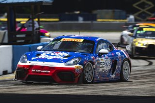 #52 Porsche 718 Cayman GT4 RS Clubsport of Tom Kopczynski and Eric Filgueiras, Kellymoss, GT4 America, Pro-Am, SRO America, Sebring International Raceway, Sebring, FL, May 7 - 10, 2026
 | Fred Hardy | www.echoandorigin.studio &copy;2026