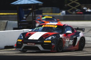 #028 Porsche 718 Cayman GT4 RS Clubsport of Luca Mars and Spencer Pumpelly, RS1, GT4 America, Silver, SRO America, Sebring International Raceway, Sebring, FL, May 7 - 10, 2026
 | Fred Hardy | www.echoandorigin.studio &copy;2026