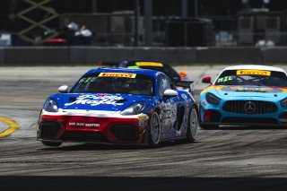 #52 Porsche 718 Cayman GT4 RS Clubsport of Tom Kopczynski and Eric Filgueiras, Kellymoss, GT4 America, Pro-Am, SRO America, Sebring International Raceway, Sebring, FL, May 7 - 10, 2026
 | Fred Hardy | www.echoandorigin.studio &copy;2026