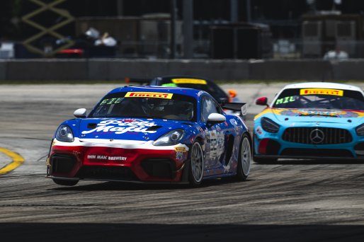 #52 Porsche 718 Cayman GT4 RS Clubsport of Tom Kopczynski and Eric Filgueiras, Kellymoss, GT4 America, Pro-Am, SRO America, Sebring International Raceway, Sebring, FL, May 7 - 10, 2026
 | Fred Hardy | www.echoandorigin.studio &copy;2026