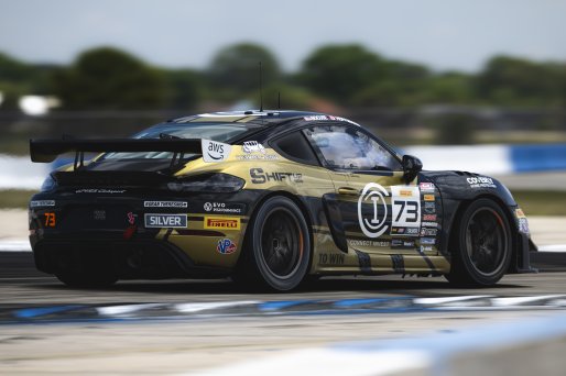#73 Porsche 718 Cayman GT4 RS Clubsport of Jack Parriott and Erika Hoffmann, Kellymoss, GT4 America, Silver, SRO America, Sebring International Raceway, Sebring, FL, May 7 - 10, 2026
 | Fred Hardy | www.echoandorigin.studio &copy;2026