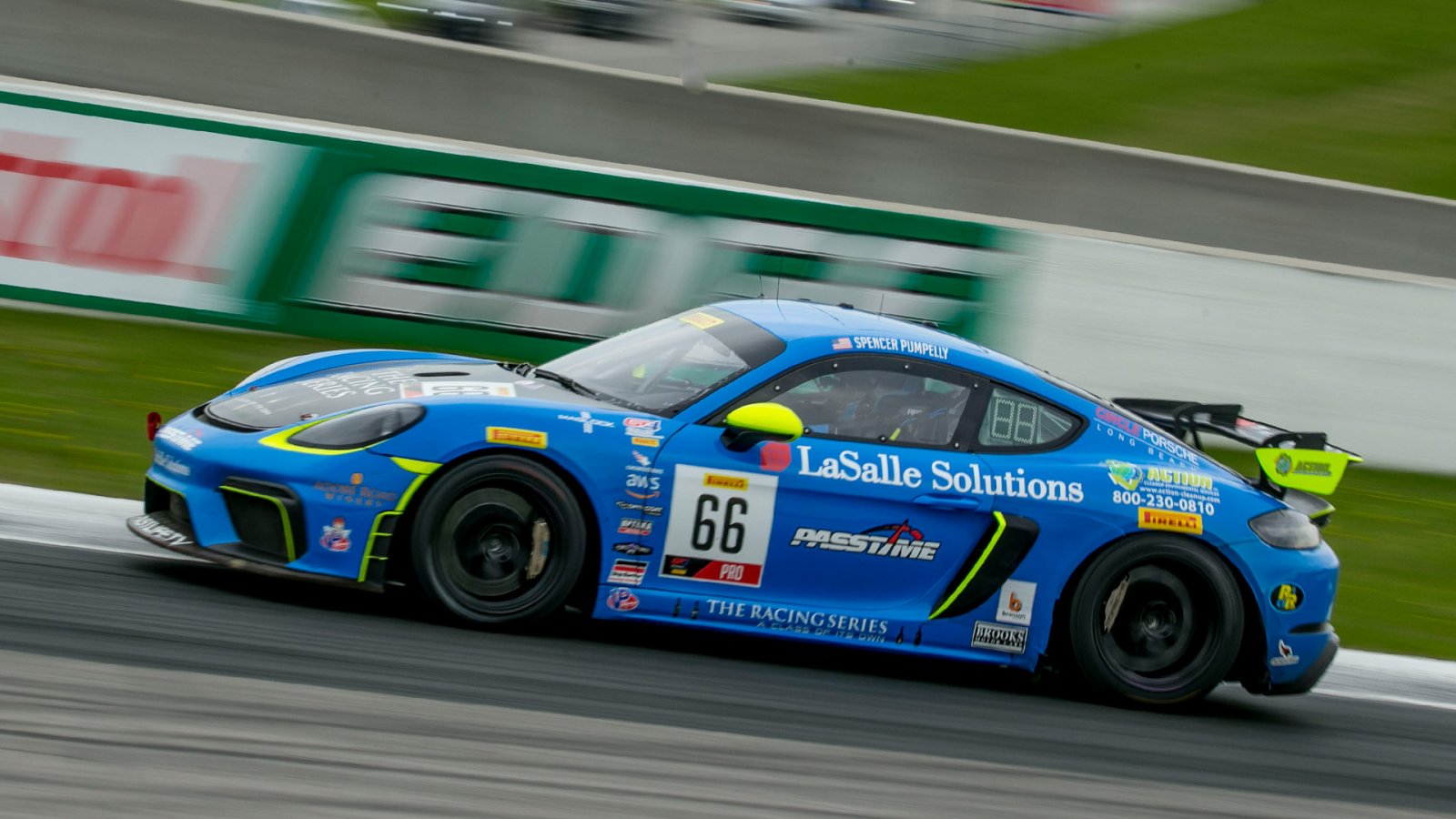 Pumpelly/Porsche Win Pirelli GT4 America Sprint Race at Canadian Tire Motorsport Park