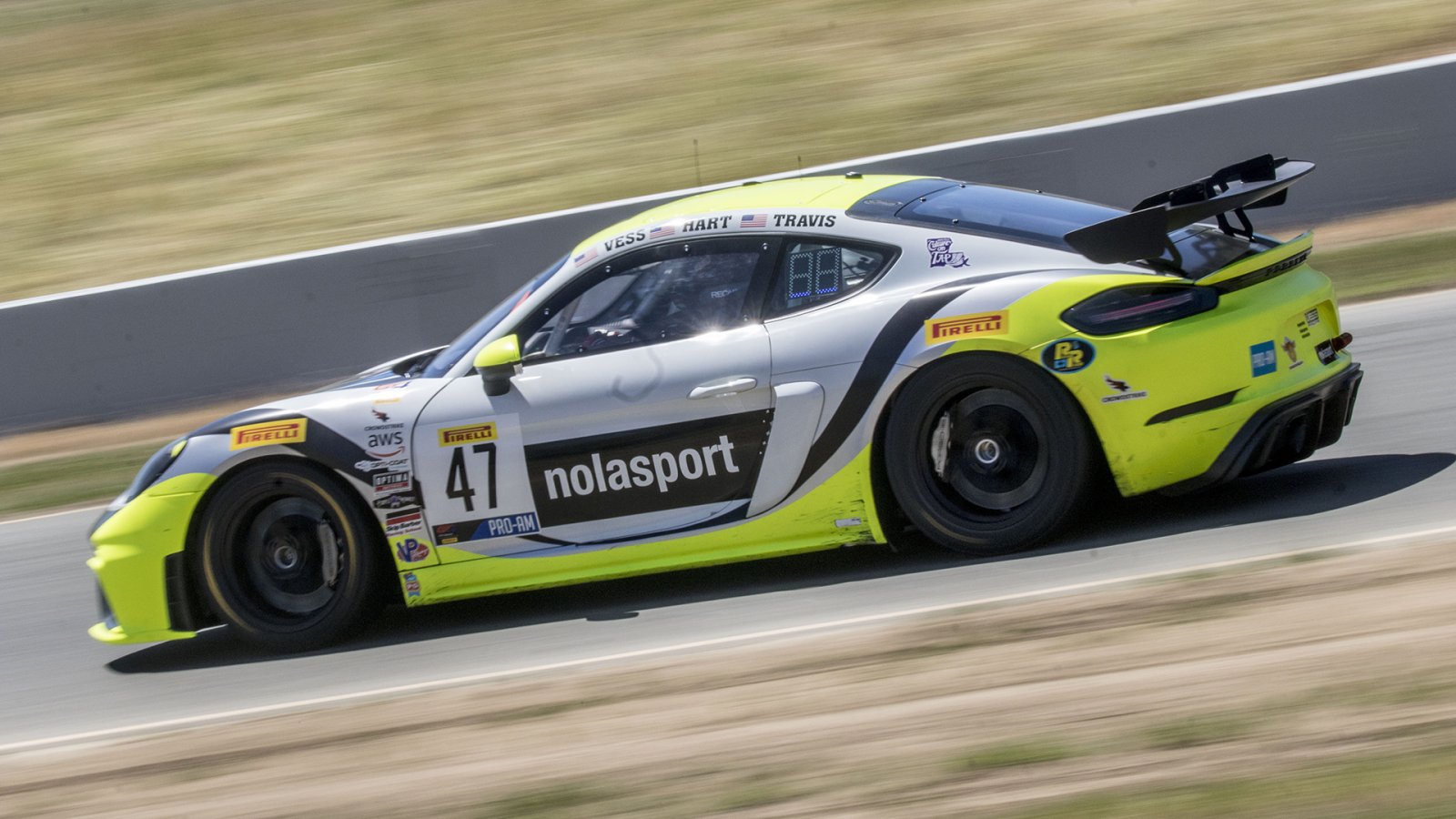 NOLASPORT Leads GT4 America Competitors in First Practice Session At Sonoma