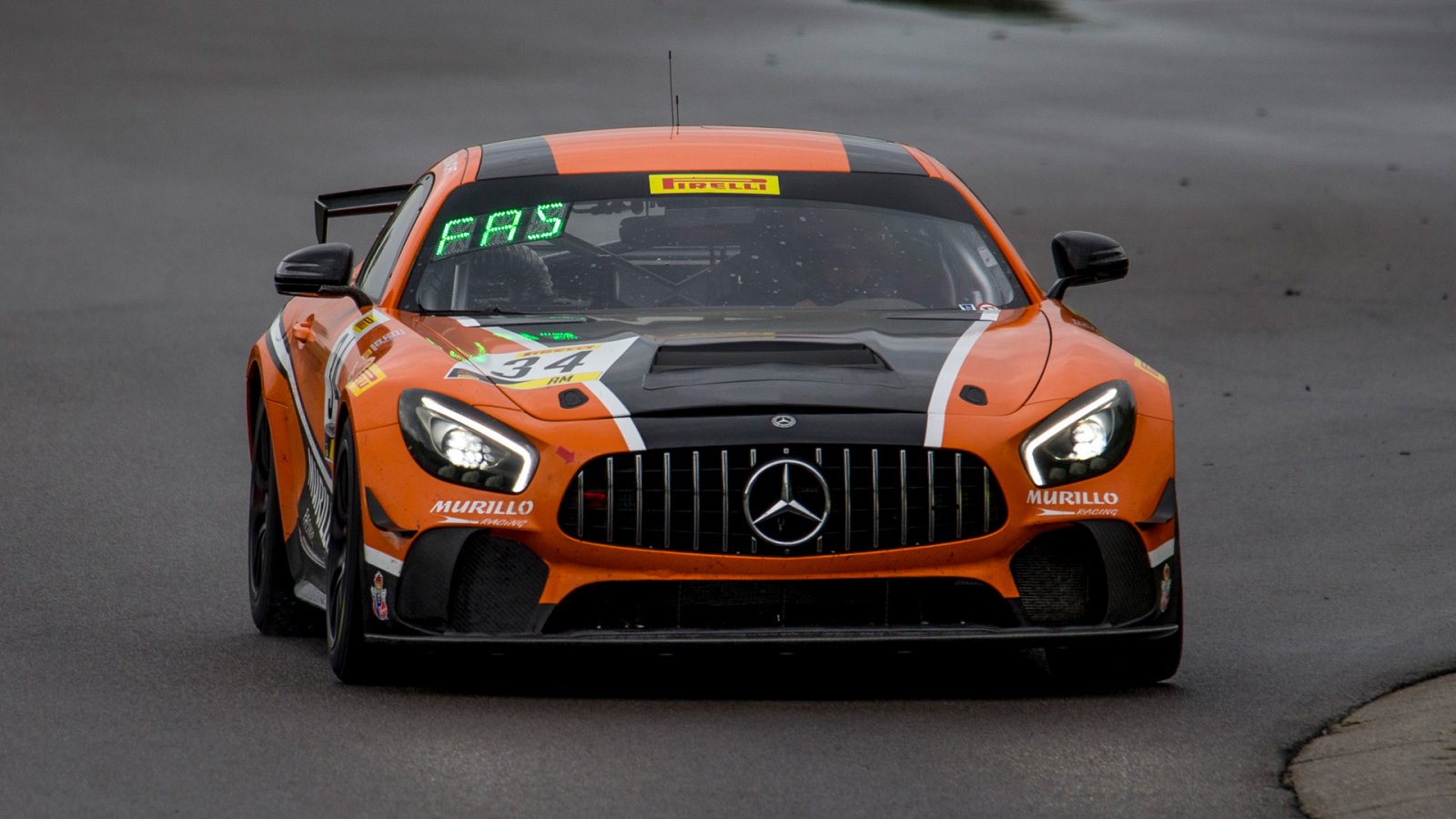 Rain hits VIR Friday afternoon for Pirelli GT4 America practice, reduces participation