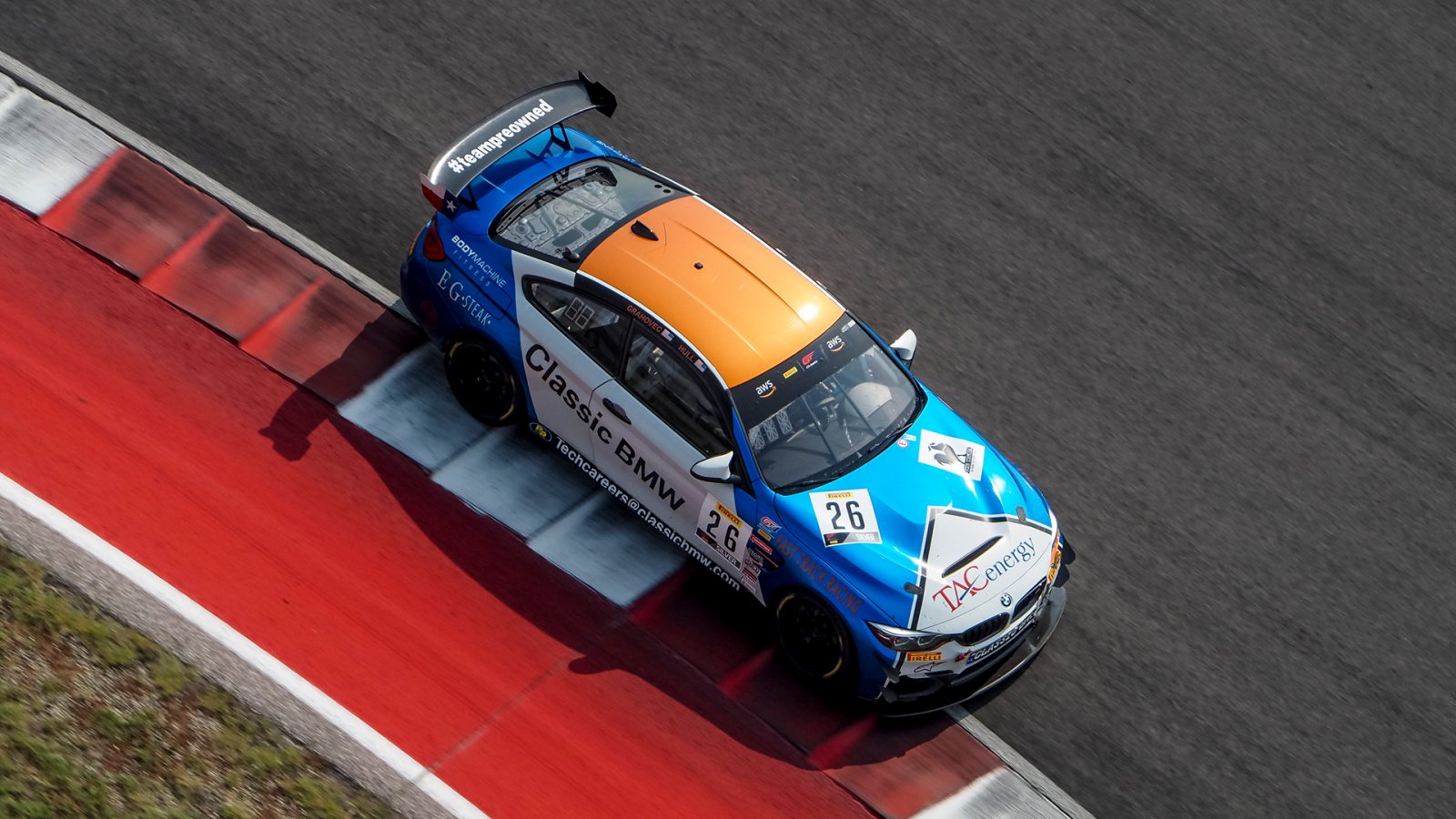 Chandler Hull, Toby Grahovec Record 2 Top-5 Finishes at COTA With TACenergy /Classic BMW M4 GT4 in GT4 SprintX Action