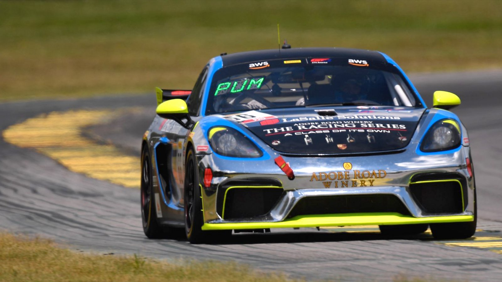 Pumpelly Scores Dominant Flag-to-Flag Pirelli GT4 America Sprint Victory at VIR
