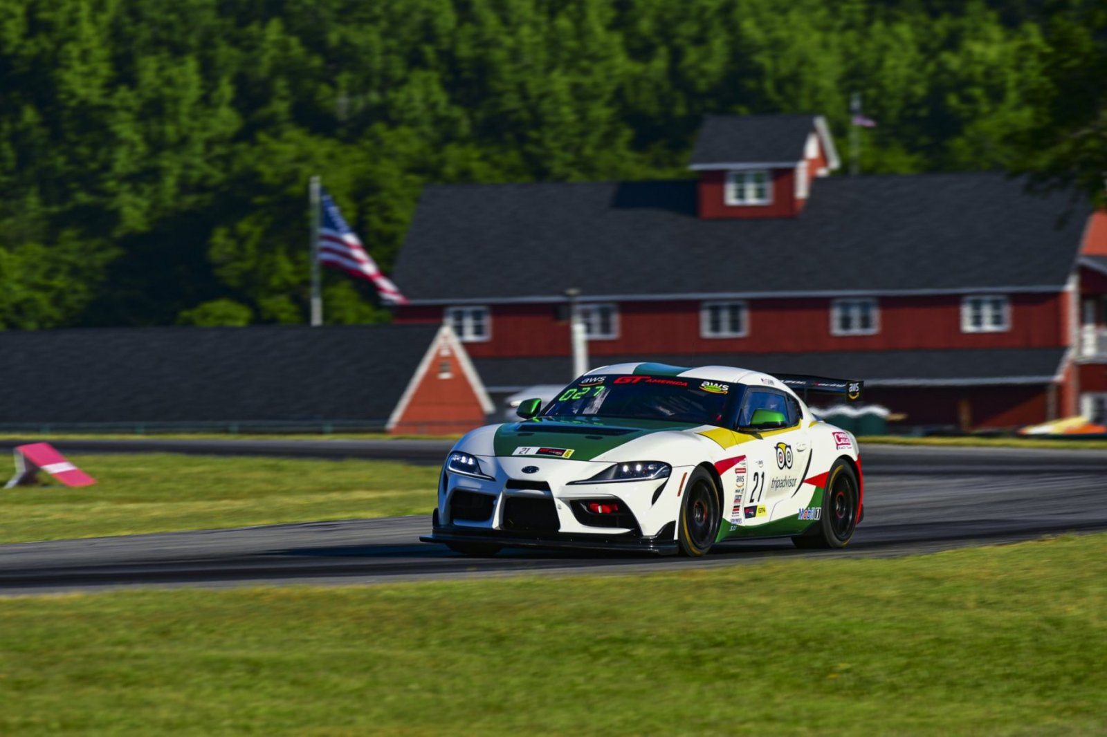 McAleer Charges Ahead in Silver, Davis Tops Pro-Am, Borcheller Sits Atop Am in Pirelli GT4 America Practice 1 at VIR