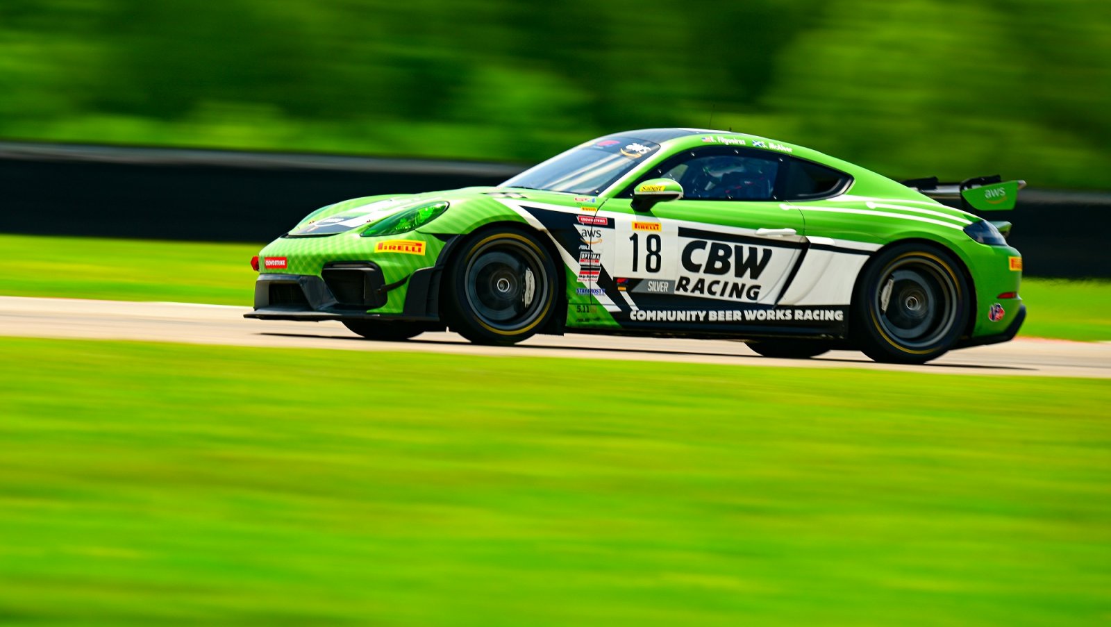 McAleer Charges Ahead in Silver, Pro-Am Sees Tight Times in Pirelli GT4 America at NOLA