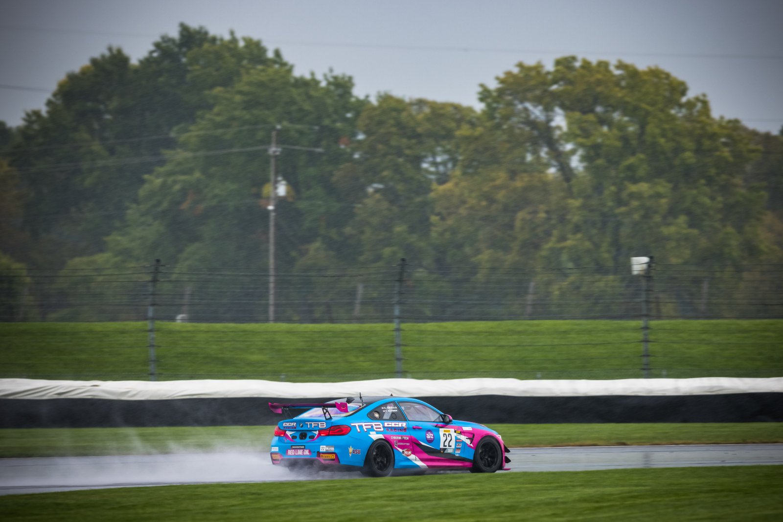 CCR Racing/Team TFB, IN, Indianapolis, Indianapolis Motor Speedway, October 2021#22 BMW M4 GT4 of Cole Ciraulo and Tim Barber, Pirelli GT4 America, SL, SRO, USA
 | Fabian Lagunas/SRO