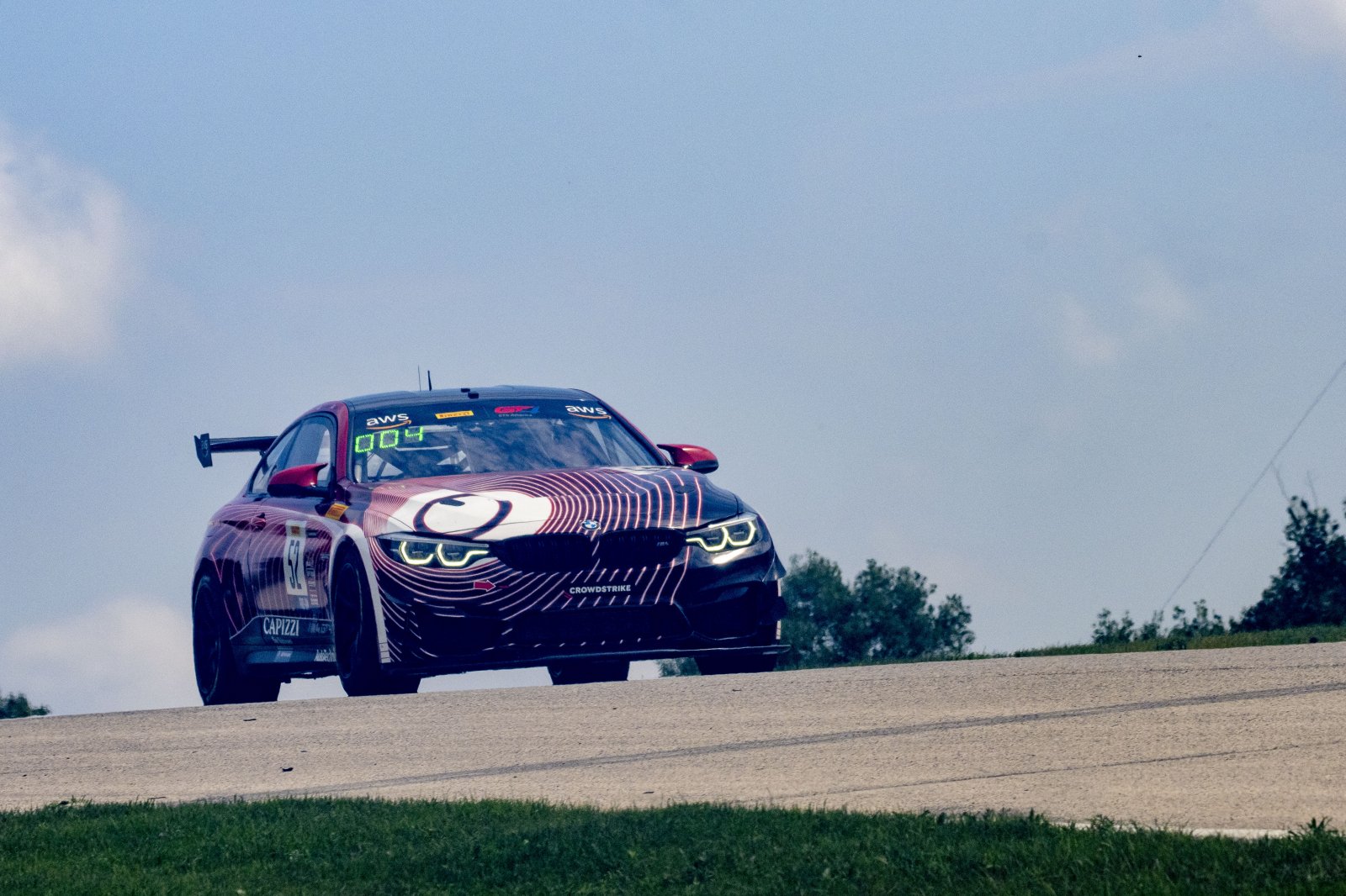 #52 BMW M4 GT4 of Tom Capizzi and John Capestro-Dubets, Auto Technic Racing, GT4 America, Pro-Am, SRO America, Road America, Elkhart Lake, WI, August 2022
 | Brian Cleary/SRO