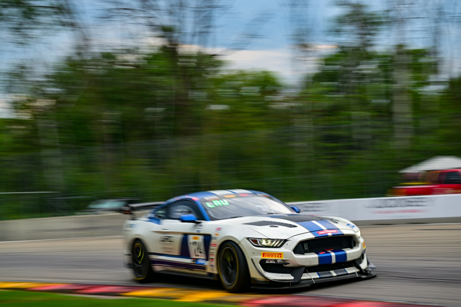 #124 Ford Mustang GT4 of Chris Alliegro, ARG/Rotek Racing, GT America Powered by AWS, GT4, SRO America, Road America, Elkhart Lake, Wisconsin, August 2022.
 | Fred Hardy | SRO