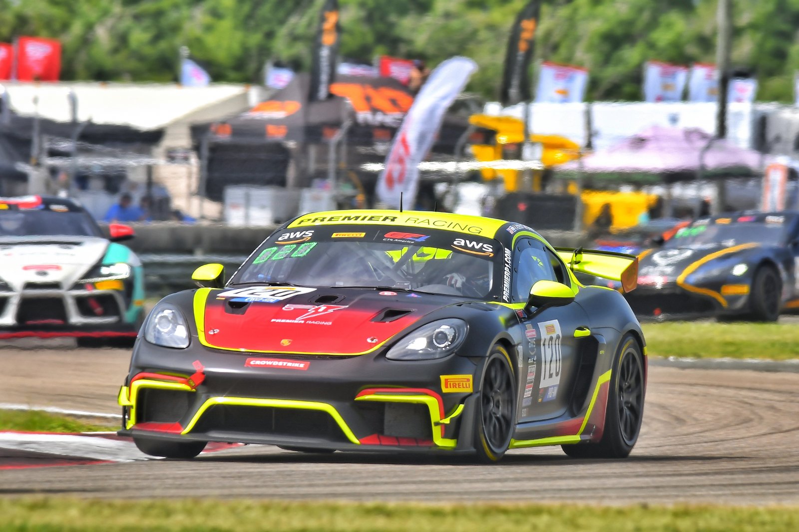 RS1 Leads the Field Overall and In Class for GT4 Race 1, Premier Racing Captures Pro/Am Pole