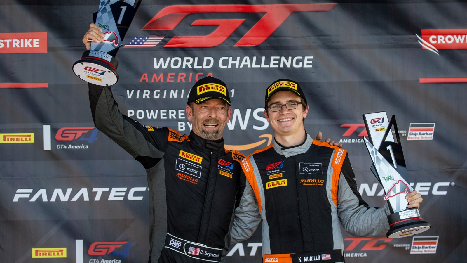 Kenny Murillo and Christian Szymczak Secure Overall Pirelli GT4 America Victory in No. 72 Murillo Racing Mercedes-AMG GT4