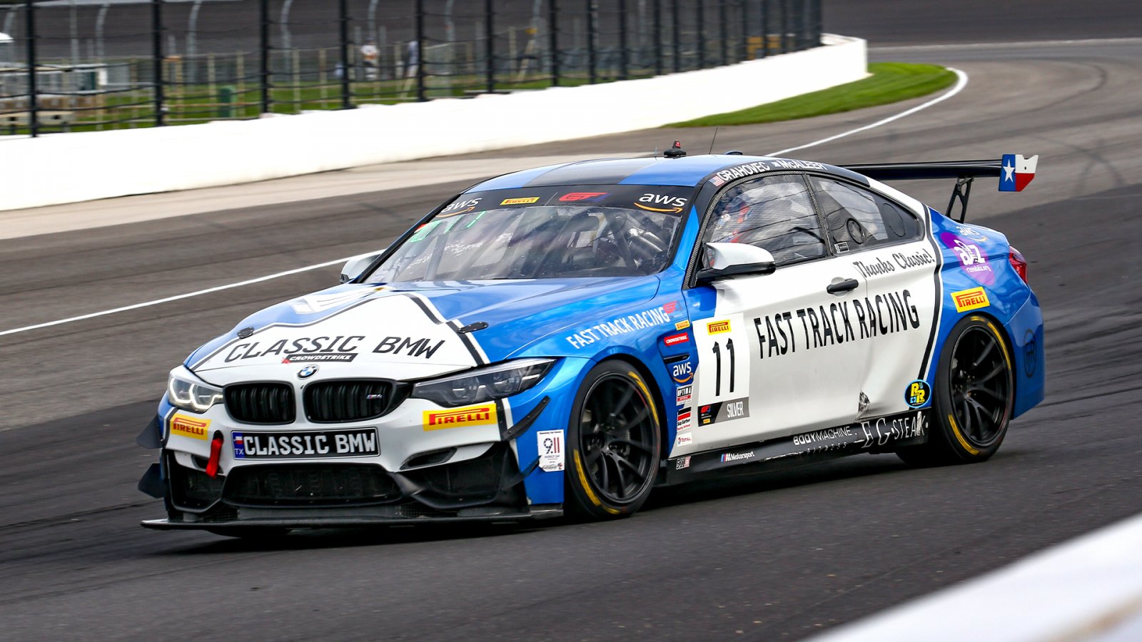 Checkered Flag for Classic BMW & Their Long Dedication to Racing! Fast Track Racing Takes Two BMW M4 GT4 Sports Cars to Indy This Weekend for Pirelli GT4 America & IGTC 8-Hour Contests