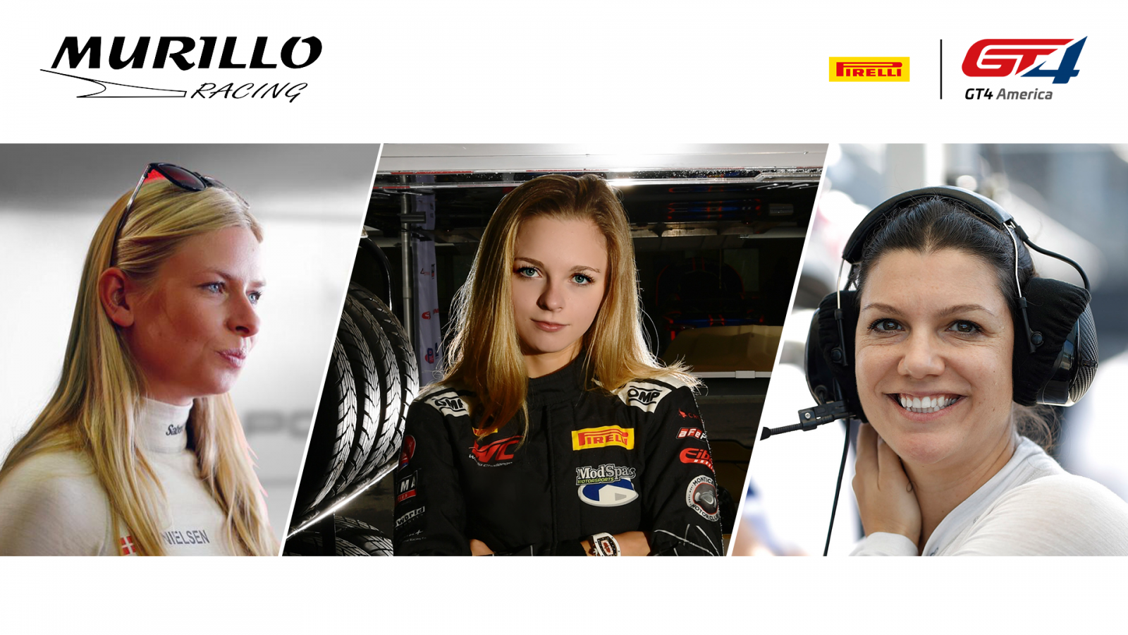 Three Women, No Limits: Straus, Nielsen, Legge to Run Pirelli GT4 America With Murillo Racing in Richard Mille Porsche