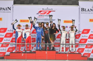 GT3 Podium Circuit of The Americas, Blancpain GT World Challenge Presented by Euroworld Motorsports
 | SRO Motorsports Group
