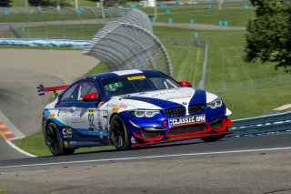 #92 BMW M4 GT4 of Chris Ohmacht and Toby Grahovec, Classic BMW, Watkins Glen World Challenge America, Watkins Glen NY
 | Brian Cleary/SRO
