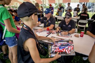 Autograph session, Watkins Glen, August 2019.                                          | Brian Cleary/SRO
