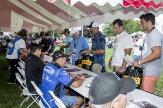 Autograph session, Watkins Glen, August 2019.                                          | Brian Cleary/SRO
