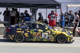 #38 BMW M4, GT4, Samantha Tan, Jason Wolfe, Pirelli GT4 America, Race 2, WeatherTech Raceway Laguna Seca, March 2019.  (SRO/Brian Cleary)
 | SRO Motorsports Group