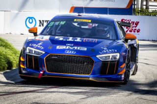 #14 Audi R8 LMS GT4 of James Sofronas, Streets of Long Beach, Long Beach, CA.  (Photo by Brian Cleary/SRO)
 | Brian Cleary/BCPix.com