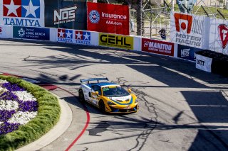 #18 McLaren 570S GT4 of Jared Andretti, Streets of Long Beach, Long Beach, CA.  (Photo by Brian Cleary/SRO)
 | Brian Cleary/BCPix.com
