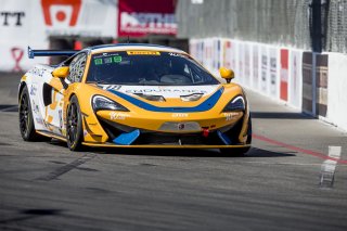 #18 McLaren 570S GT4 of Jared Andretti, Streets of Long Beach, Long Beach, CA.  (Photo by Ken Weisenberger)
 | Brian Cleary/BCPix.com    