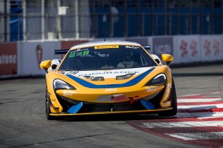 #18 McLaren 570S GT4 of Jared Andretti, Streets of Long Beach, Long Beach, CA.  (Photo by Ken Weisenberger)
 | Brian Cleary/BCPix.com    