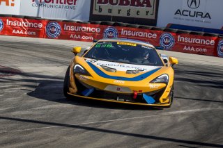 #18 McLaren 570S GT4 of Jared Andretti, Streets of Long Beach, Long Beach, CA.
 | Brian Cleary/BCPix.com