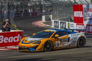 #18 McLaren 570S GT4 of Jared Andretti, Streets of Long Beach, Long Beach, CA.
 | Brian Cleary/SRO      