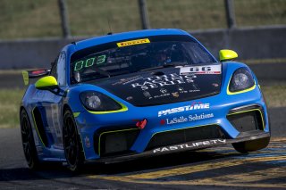 #66, TRG- The Racers Group, Porsche 718 Cayman CS MR, Spencer Pumpelly, \g66#7\, SRO at Sonoma Raceway, Sonoma CA
 | Brian Cleary/SRO
