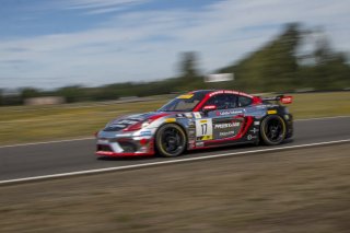 #17 Porsche 718 Cayman CS MR of Derek DeBoer and James Rappaport, Rose Cup Races, Portland OR
 | Brian Cleary/SRO
