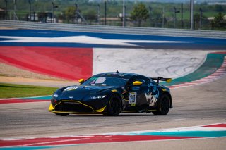 #210 Aston Martin Vantage GT4 of Michael Dinan, Flying Lizard Motorsports, GT4 Sprint Am, SRO America, Circuit of the Americas, Austin TX, September 2020.
 | SRO Motorsports Group