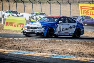 #26 BMW M4 GT4 of Chandler Hull and Toby Grahovec, Classic BMW, GT4 SprintX Pro-Am, 2020 SRO Motorsports Group - Sonoma Raceway, Sonoma CA
 | Brian Cleary    