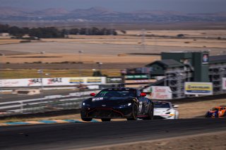 #21 Aston Martin Vantage GT4 of Michael Dinan and Robby Foley, Flying Lizard Motorsports, GT4 SprintX Pro-Am, 2020 SRO Motorsports Group - Sonoma Raceway, Sonoma CA
 | Brian Cleary      